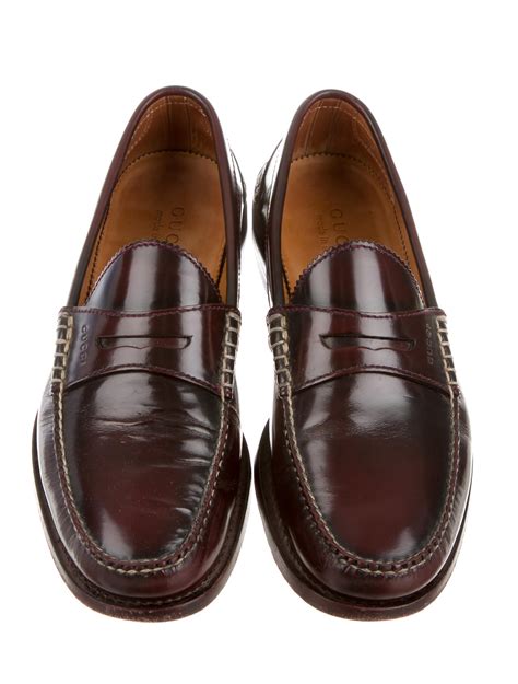 cheap gucci penny loafers|gucci penny loafers men's.